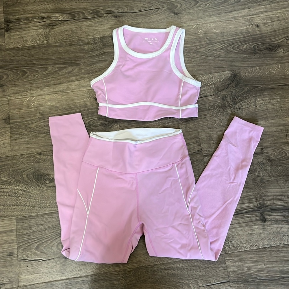 Pink workout set